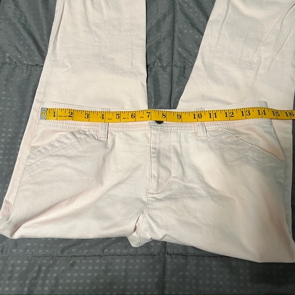 Talbots light pink cropped pants cotton spandex size 2 petite 2P - Picture 2 of 9